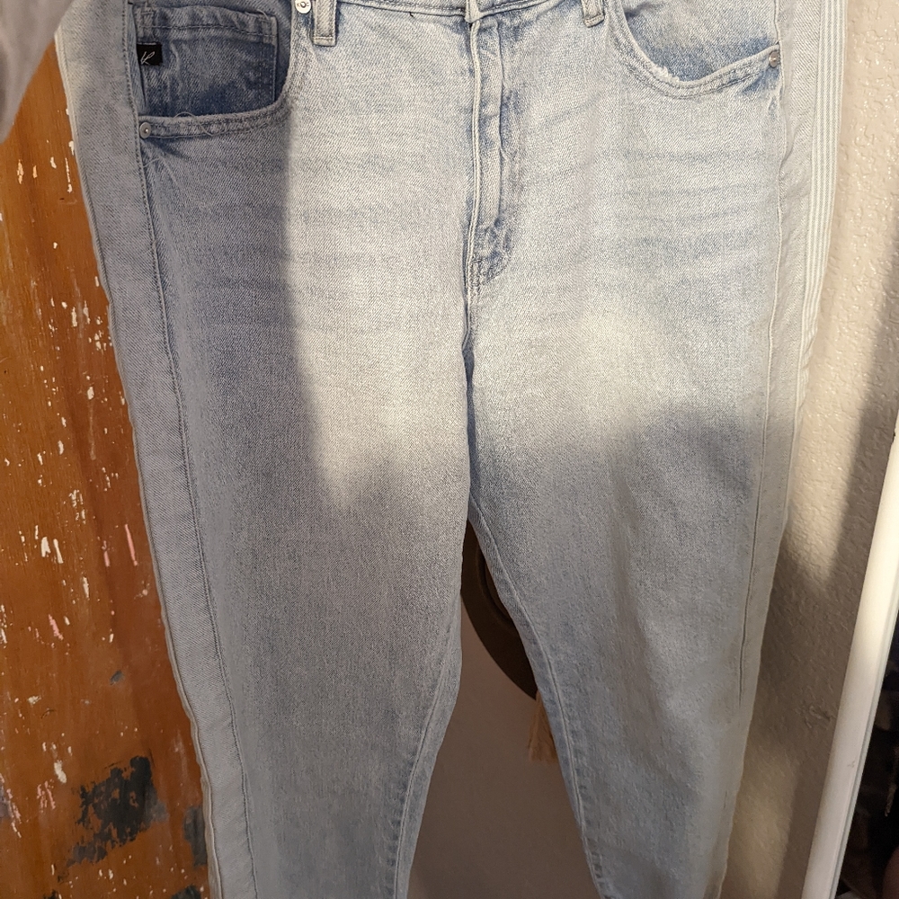 KanCan Light wash Pinstripe Jeans